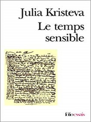 cover image of Le temps sensible. Proust et l'expérience littéraire